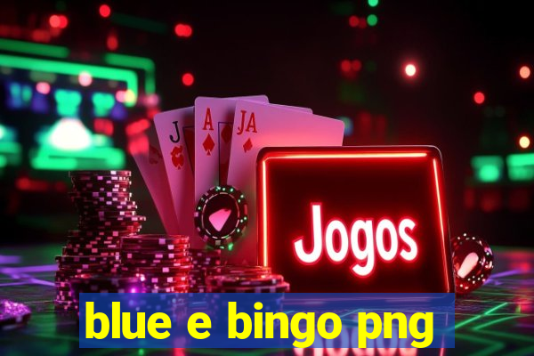 blue e bingo png